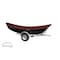 Eevelle Boat Cover DRIft BOAT, Outboard Fits 18ft L up to 96in W Burgundy SCDFT1896B-BRG - alternate 1
